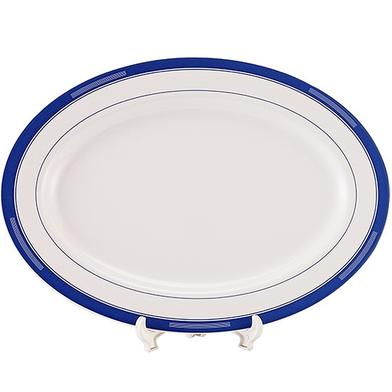 Italiano 16 Inches Decorator Dish - Sky Line image