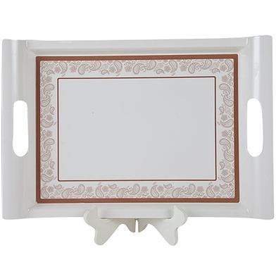 Italiano RTG Handle Tray 16 Inches - Golden Leaf image