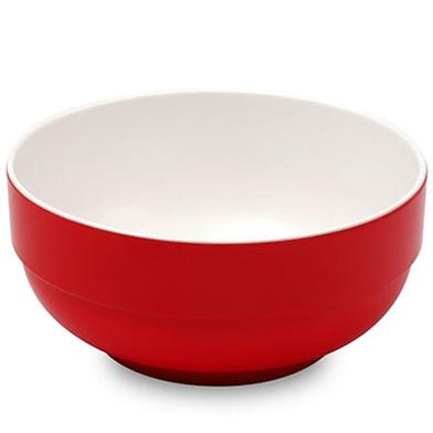 Italiano Spring Bowl 4.5 Inches - Red and White image