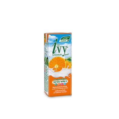 Ivy UHT Yoghurt Orange Flavour Juice 180ml (Thailand) image