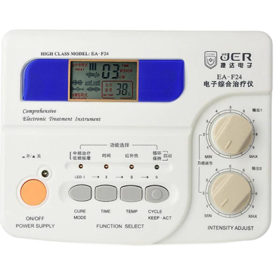 JER Electro Acupuncture Stimulator EA-F24 Electronic Meridian Therapeutic Stimulation Massage and Pain Reliever Machine image
