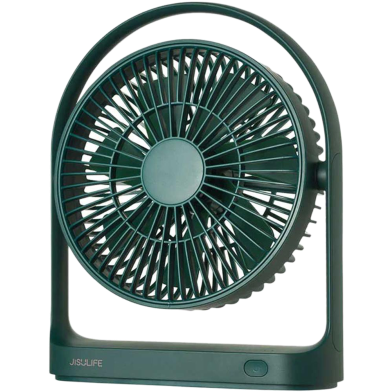 JISULIFE FA19 USB Portable Rechargeable Fan 4000mAH Battery with Type C Charging Port - Green image