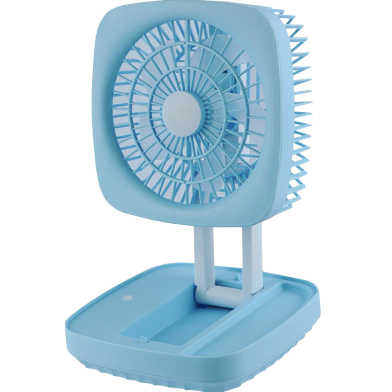 JK-666 Foldable Rechargeable Fan With Light image