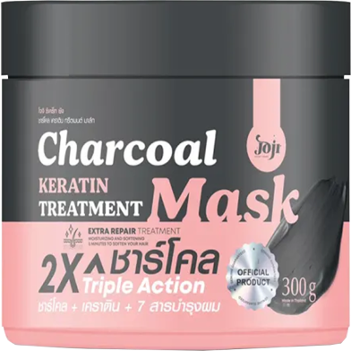 JOJI Keratin Treatment Hair Mask Restore Secret Young Charcoal Damaged 300g ( Thailand) image