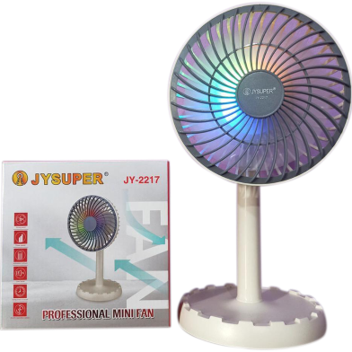 JYSUPER JY-2217 AC/DC Rechargeable 4000mAh Battery Stylish RGB Lighting Strong Wind 12 image