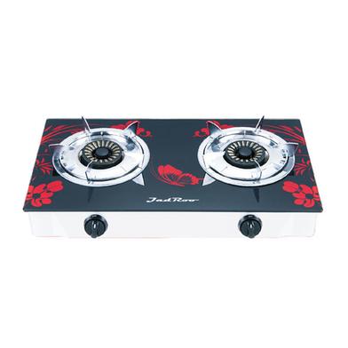 JadRoo Imported Tempered Glass Auto 2 Burner Gas Stove image