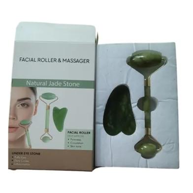 Jade Roller And Gua Sha Set With Gift Box For Beautiful Skin image