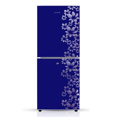 Jamuna JE-170L Refrigerator Glossy Shining Deep Blue Flower image