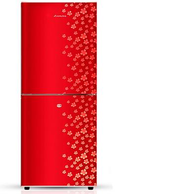 Jamuna JE-203L Refrigerator Glossy Shining Red Flower image