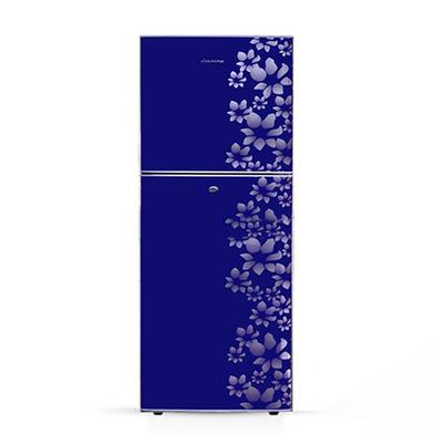 Jamuna JE-250L Refrigerator Glossy Shining Deep Blue Flower image