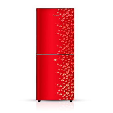 Jamuna JE-2B8JF Refrigerator Glossy Shining Red Flower image