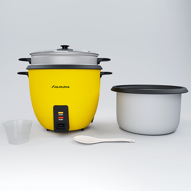 Jamuna JRC-180 Double Pot Rice Cooker Yellow image