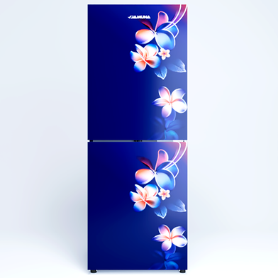 Jamuna JR-XXB-LS63B8 QD Glass Refrigerator Blue Almond image