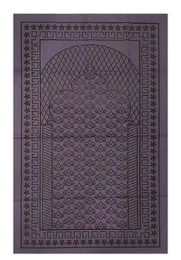 Jeans Prayer Mat Jaynamaz (জায়নামাজ) for Muslim (Any Design) - Carbon Grey image