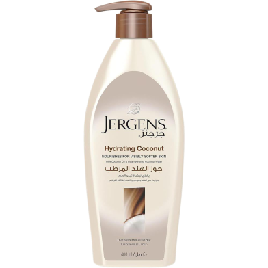 Jergens Hydrating Coconut Moisturizer B. Lotion Pump 400 ml image