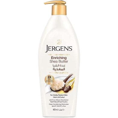 Jergens Shea Butter Moisturizer Body Lotion Pump 400 ml image