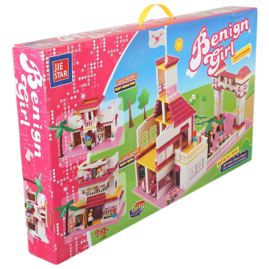 Jie Star Bengin Girl Dream School Building Blocks For Girls - Multi Color image