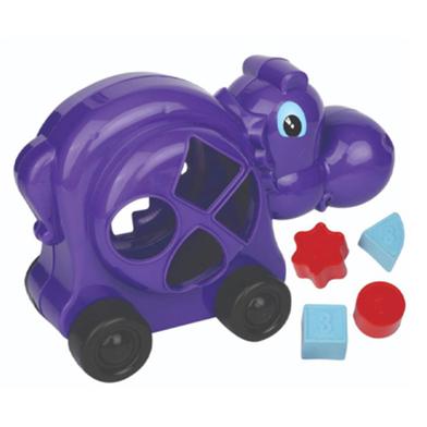 Jim And Jolly Hippo Puzzle Car - Purple image