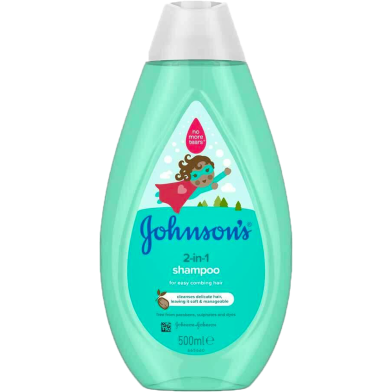 Johnson’s 2 in 1 shampoo 500 ml image