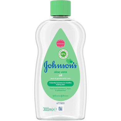 Johnson's Aloe Vera Baby Oil 300 ml (UAE) - 139700301 image