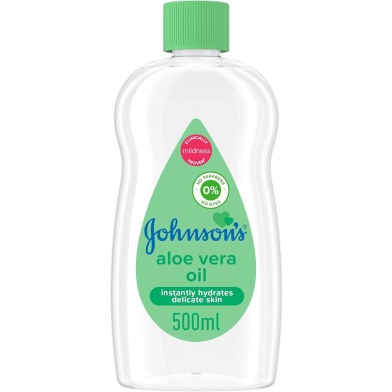 Johnson's Aloe Vera Baby Oil 500 ml image