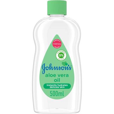 Johnson's Aloe Vera Baby Oil 500 ml (UAE) - 139701081 image
