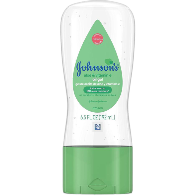 Johnson's Aloe and Vitamin E Baby Oil Gel 192 ml (UAE) - 139701811 image