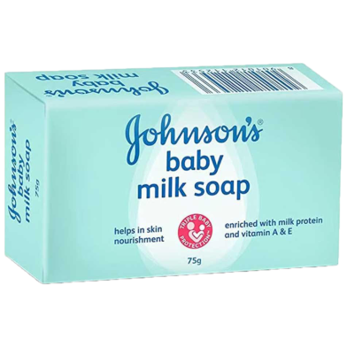 Johnsons Baby Milk Soap 75 gm image