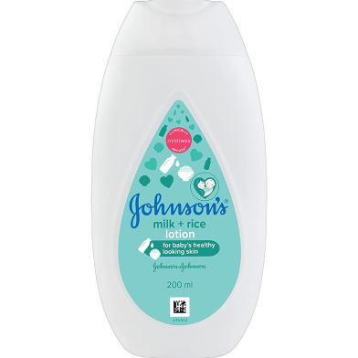 Johnson's Baby Milk and Rice Lotion, 200ml (Malaysia) image