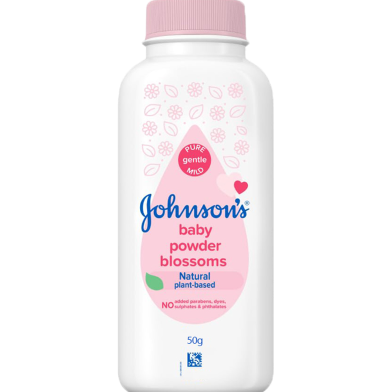 Johnson's Baby Powder Blossom Natural Plant Based 50 gm image