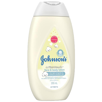 Johnsons Cotton Touch Face and Body Lotion Pump 200 ml image