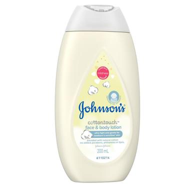 Johnsons Cotton Touch Face and Body Lotion Pump 200 ml (Thailand) image