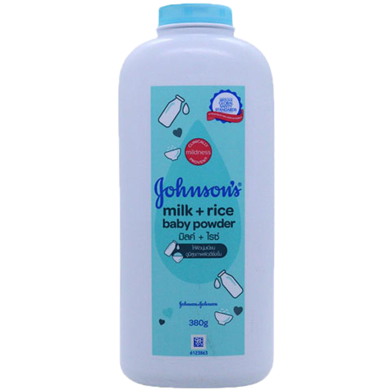 Johnsons Milk Plus Rice Baby Powder 380 GM image