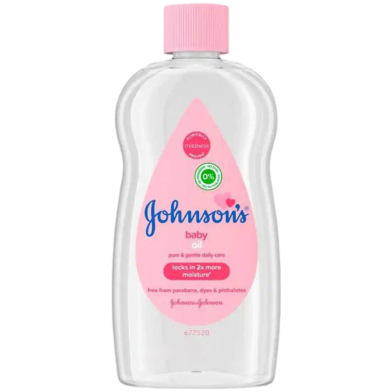 Johnson's Pure and Gentle Daily Care Baby Oil 200 ml (UAE) image