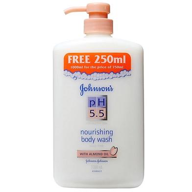 Johnsons With Almond Oil PH5.5 N. Body Wash Pump 1000 ml (Thailand) image