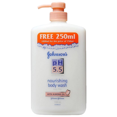 Johnsons With Almond Oil PH5.5 N. Body Wash Pump 1000 ml (Thailand) image