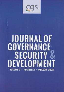 Journal of Governance Security and Development - Volume 3, Number 2, January 2023 image