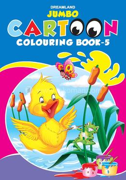 Jumbo Cartoon Colouring Book-5 image