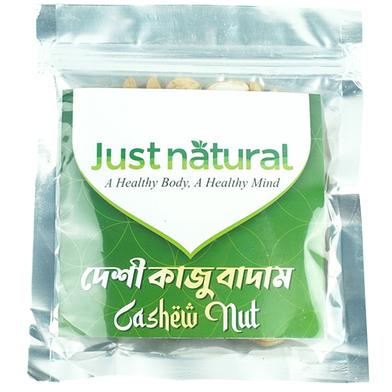 Just Natural Cashew Nuts-Kajubadam (কাজু বাদাম) - 200 gm image