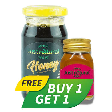 Just Natural Kalijeera Honey 250g with Lychee Honey 100g FREE (Buy 1 Get 1) image