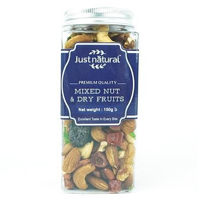 Just Natural Premium Mixed Nut and Dry Fruits (প্রিমিয়াম মিশ্র বাদাম এবং শুকনো ফল) - 150 gm image