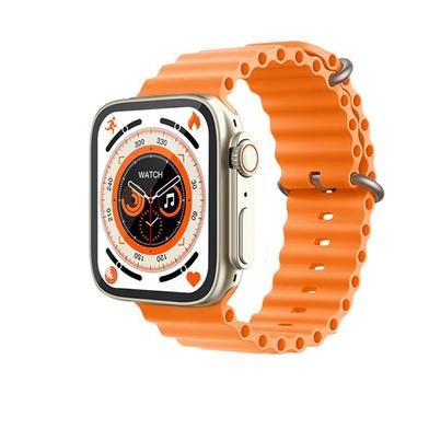 KD99 Ultra Smart Watch With Bluetooth Calling - Orange Color image