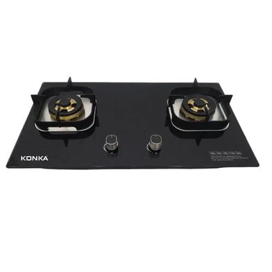 KONKA GA-KG01 DOUBLE BURNER GAS COOKER (KGA-BGS17)-LPG image