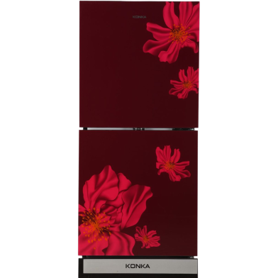 KONKA-KRB-200GB Refrigerator-Red Sakura-2-Door, Bottom Freezer (200 Ltr) image