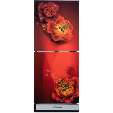 KONKA-KRT-165GB Refrigerator-Red Peony-2-Door, Upper Freezer (165 Ltr) image