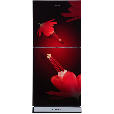 KONKA-KRT-200GB Refrigerator-Red Epiphyllum-2-Door, Upper Freezer (200 Ltr) image