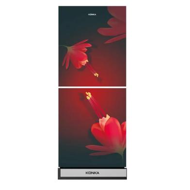 KONKA-KRT-200GB Refrigerator-Red Epiphyllum-2-Door, Upper Freezer (200 Ltr) image