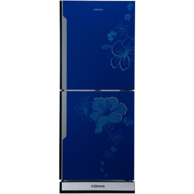 KONKA -KRT-315EGB Refrigerator-Blue, Upper Freezer, Digital Display (315 LTR) image