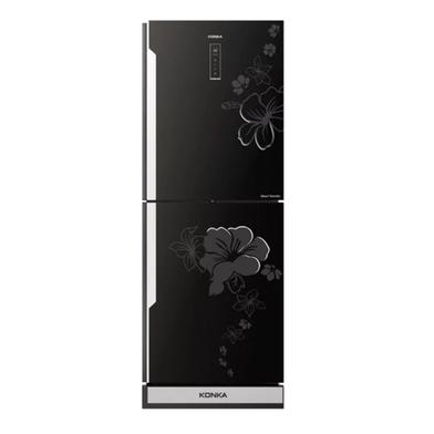 KONKA-KRT-315EIGB Refrigerator-Black, Upper Freezer, Digital Display with Inverter (315 LTR) image