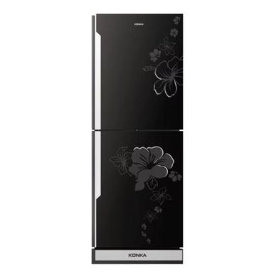 KONKA KRT-315GB Refrigerator Black, Upper Freezer(315 LTR) image